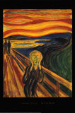 El grito, ca. 1893 Póster por Edvard Munch