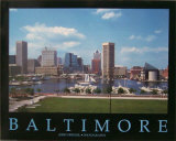 Baltimore bei Tage Kunst von Jerry Driendl