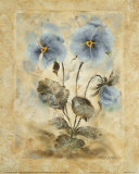 Blue Blooms IV Prints by Richard Henson