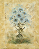 Blue Blooms I Print by Richard Henson
