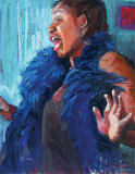 Mama Sings Poster by Jan Frazee