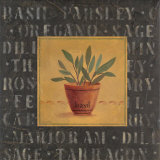 Basil Poster by Carol Robinson