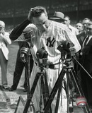 Lou Gehrig 4 at his retirement ceremony on July 4, 1939. Photo