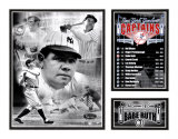 Babe Ruth - Yankees Captain Matted Print