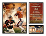 John Elway - NFL Hall Of Fame Reprodukcja z passe-partout