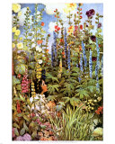 Blumen Poster von Jessie Willcox-Smith