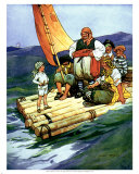 Chemin jusqu'à l'île au trésor Posters par Harold Farnsworth