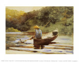 Boy Fishing, 1892 Prints by Winslow Homer