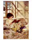 Livres l'hiver reproduction procédé giclée par Jessie Willcox-Smith