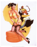 Fille sexy Poster par Joyce Ballantyne