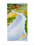 Chama-Fluss, Geisterranch, 1937 Kunstdruck von Georgia O'Keeffe
