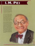 Célèbres américains asiatiques : I.M. Pei Affiche