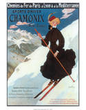 Chamonix - Sports D`Hiver Láminas por Abel Faivre