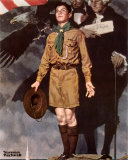A Scout is Loyal Julisteet tekijänä Norman Rockwell