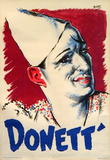 Donett Clown (c.1930) Trykk-samleobjekter av Bois