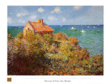 La maison du pêcheur, Varengeville Affiches par Claude Monet