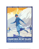 Chamonix - Mont Blanc Affiches par Roger Soubie