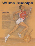 Große Amerikanerinnen: Wilma Rudolph Poster