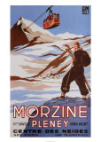 Morzine Plakat autor Bernard Villemot Morzine Plakat autor Bernard Villemot
