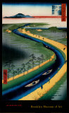 Towboats Along the Yotsugi-Dori  Canal Affiches par Ando Hiroshige