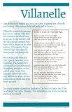Poetry Forms - Villanelle Prints Poetry Forms - Villanelle Prints
