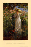 Ein Sommertag im Blumengarten Kunst von Robert Payton Reid