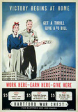 Victory Begins at Home (c.1940) Sammlerdrucke