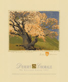 El albaricoquero del obispo Pósters por Gustave Baumann