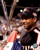 Miguel Tejada - 2004 All Star Game Home Run Derby Trophy Photo