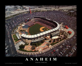 Estadio Edison Field de los Angels en Anaheim (California) Láminas por Mike Smith Estadio Edison Field de los Angels en Anaheim (California) Láminas por Mike Smith