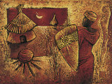 De L'Autre Cote Kunstdrucke von Isabelle Vital