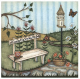 Garden Benches II Posters by Robin Betterley