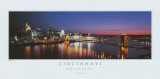 Cincinnati – Sonnenaufgang auf dem Ohio Kunstdrucke von Rick Anderson