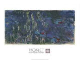 Water Lilies, Reflections of Weeping Willows Print by Claude Monet Water Lilies, Reflections of Weeping Willows Print by Claude Monet