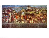 The Great City of Tenochtilan Poster van Diego Rivera The Great City of Tenochtilan Poster van Diego Rivera