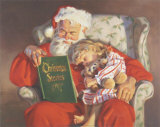 Christmas Stories Print by Tom Browning