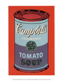 Campbell's Soup Can, 1965 (Blue and Purple) Poster von Andy Warhol