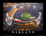 Oakland: Network Associates, Raiders Football Kunst af Mike Smith