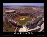 Oakland: Network Associates, Athletics Baseball Poster von Mike Smith