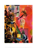 The Blues Poster von Romare Bearden
