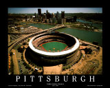 Pittsburgh : saison finale du stade des Trois Rivières Affiches par Mike Smith
