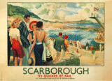 Scarborough - 1928 Affiches par E. Oakdale