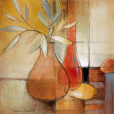 Afternoon Bamboo Leaves I Poster by Lanie Loreth