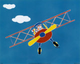 Chat dans un avion II Posters par Shelly Rasche