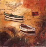 Caribbean Island I Poster by Patricia Quintero-Pinto