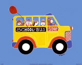 Animals on a Bus II Prints by Shelly Rasche