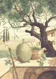 Raccolta delle Olive Affiches par Franz Heigl