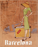 Holiday in Barcelona Posters by Steff Green