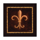 Fleur De Lys - King Louis VII Giclee Print by Marilyn Bast Dunlap Fleur De Lys - King Louis VII Giclee Print by Marilyn Bast Dunlap