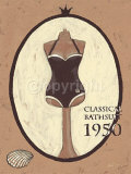 Classical Bathsuit 1950 Posters por Steff Green Classical Bathsuit 1950 Posters por Steff Green